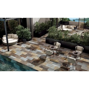 STONE BOX GIAVA MULTICOLOR RECTIFIÉ ANTISLIP 30X60 - Novabell SBG11AS NOVABELL - 1