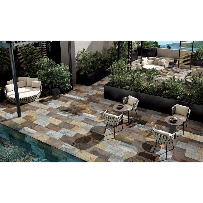 STONE BOX GIAVA MULTICOLOR 60X60 RETTIFICATO 20MM - Novabell SBG160R NOVABELL - 1