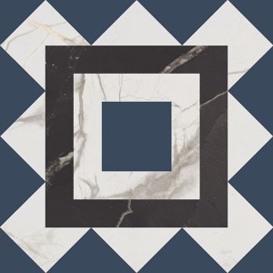 MARMOREA INTENSA BLUEBERRY DECO 20X20 Ajustee - Ceramica Fioranese CM5206R FIORANESE CERAMICHE - 1