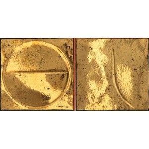 BOTTEGA D ARTE  motivi oro Poli nero 15X15 - Iris Ceramica 511044 IRIS CERAMICA - 1