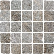 QUARZITI WATERFALL 02  NATURAL MOSAIK RUDD  30X30 - MIRAGE BCN9 MIRAGE - 1