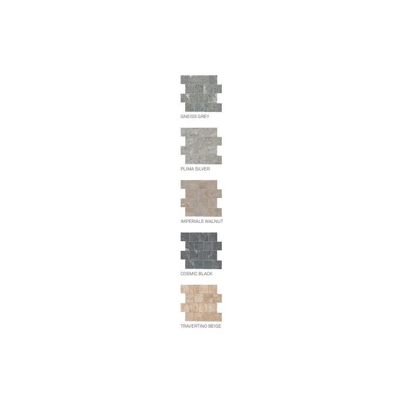 PERCORSI FRAME IMPERIALE WALNUT  MOSAIK BURRATATO 31X31 DEK - CERAMICHE KEOPE  GJM3 CERAMICHE  KEOPE  - 1