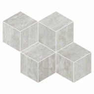 PRESTIGIO TRAVERTINO GRIGIO SOFT MOSAIK CUBE REKTIFIZIERT  30,4x35,2 - REFIN  OO35 REFIN - 1