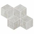 PRESTIGIO TRAVERTINO GRIGIO SOFT MOSAIK CUBE REKTIFIZIERT  30,4x35,2 - REFIN  OO35 REFIN - 1