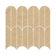 ALLMARBLE CREMA MARFIL 29,8X29,8cm MOSAIQUE VENTAGLIO LUX - MARAZZI MEZP MARAZZI  - 1