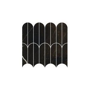 ALLMARBLE CALACATTA BLACK 29,8X29,8cm MOSAIQUE VENTAGLIO LUX - MARAZZI MEZR MARAZZI  - 1