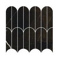 ALLMARBLE CALACATTA BLACK 29,8X29,8cm MOSAIK VENTAGLIO LUX - MARAZZI MEZR MARAZZI  - 1