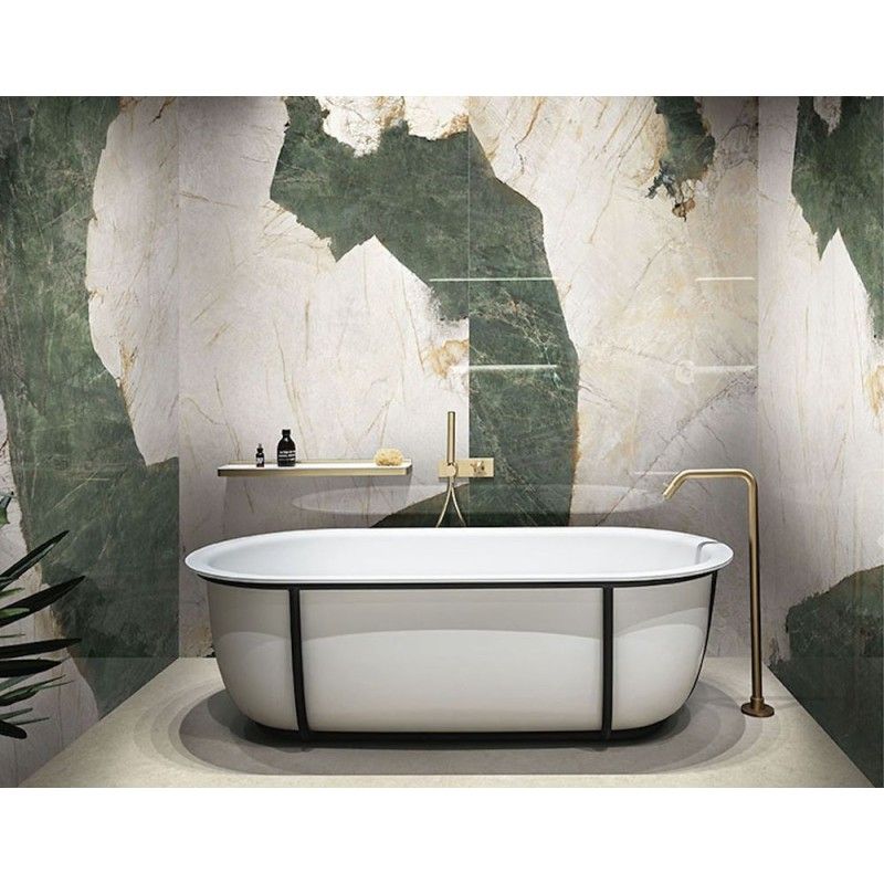 HERITAGE LUXE AQUA GLOSSY 6MM 120X280 RETTIFICATO  - REX CERAMICHE  774702 FLORIM LUXURY DESIGN - 1