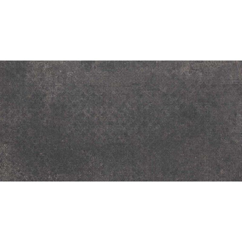 CONCEPT STONE 60X60 BLACK DECORO  RETTIFICATO - SINTESI PF00018599 SINTESI - 1