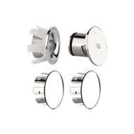 HI-FI Compact External parts for one-function thermostatic mixer, with GESSI ON-OFF buttons