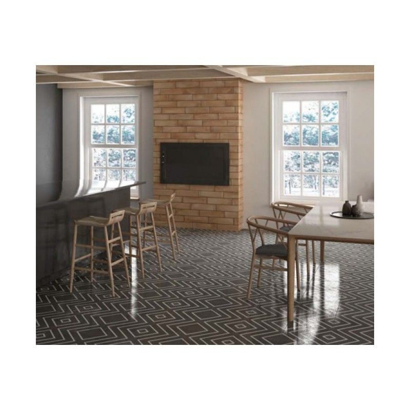ENCAUSTIC COAL DECOR GELAEPPT 29,75X29,75 - Apavisa APAVISA - 1