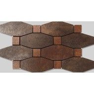 METAL TITANIUM GELAEPPT MOSAIK BLEND 13,8X25,75 - Apavisa APAVISA - 1