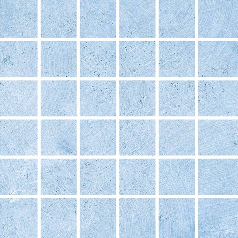 NORTH BLUE SPATULATED MOSAIC 5X5 29,75X29,75/ - Apavisa APAVISA - 1
