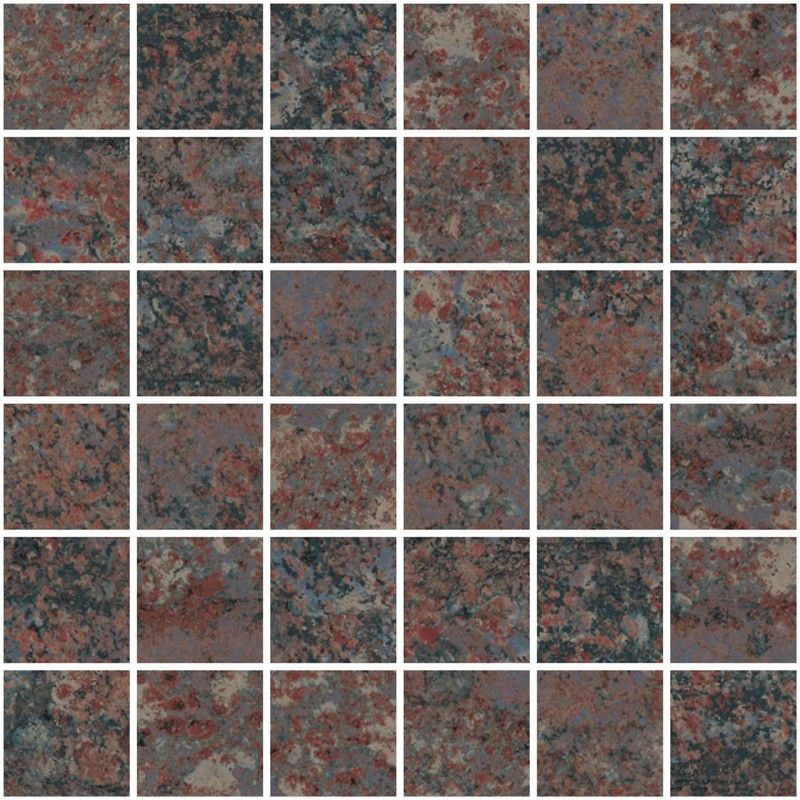 RUST TITANIUM NATURAL MOSAIK 5X5 29,75X29,75/ - Apavisa APAVISA - 1