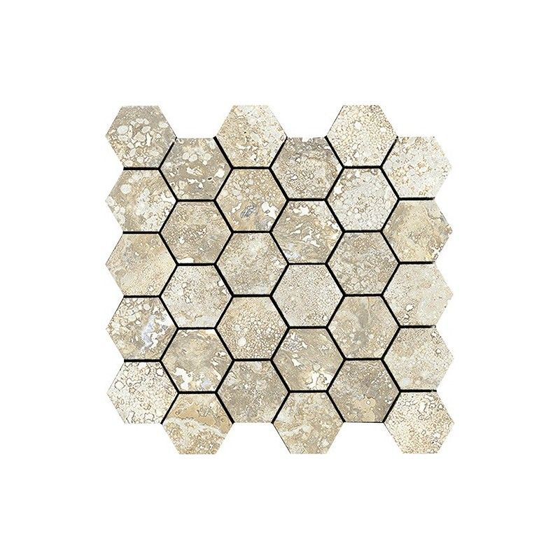 IMPERIAL 28X29 ESAGONA (5X5) NAVONA NATURAL  REKTIFIZIERT  - LA FABBRICA 155323 LA FABBRICA - 1