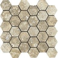 IMPERIAL 28X29 ESAGONA (5X5) TIVOLI NATURAL  REKTIFIZIERT  - LA FABBRICA 155324 LA FABBRICA - 1