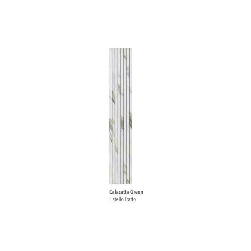CHARM EXPERIENCE CALACATTA GREEN LIST.TRATTO LAPPATO 6MM 120X20 - ITALGRANITI CH02LTL ITALGRANITI GROUP - 1