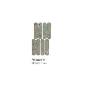 CHARM EXPERIENCE AMAZZONITE MOSAIQUE OVALI LAPPE 19,5X37 - ITALGRANITI CH05MOVL ITALGRANITI GROUP - 1