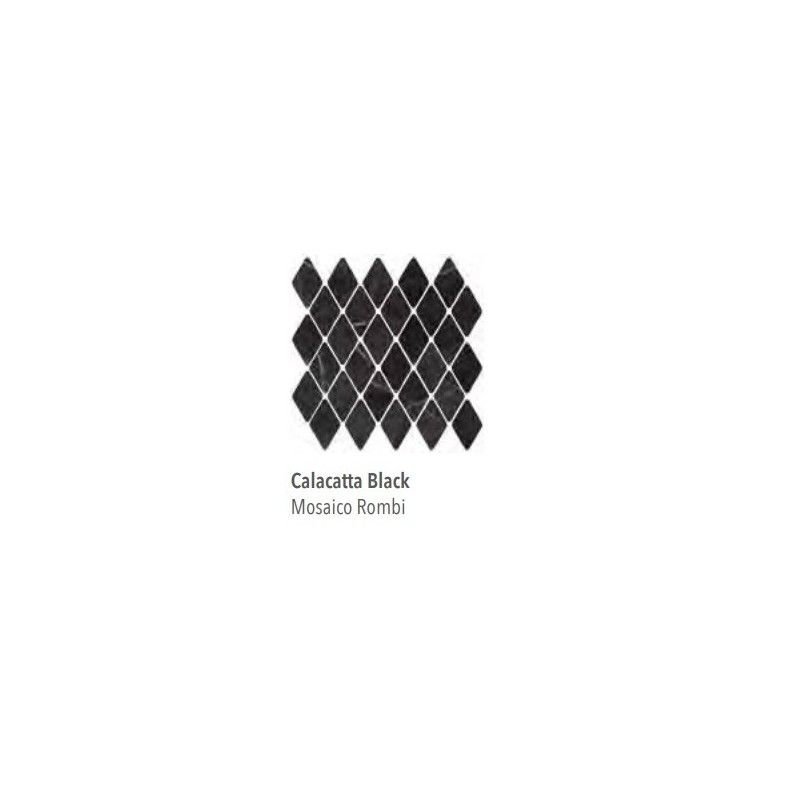 CHARM EXPERIENCE CALACATTA BLACK MOSAIK ROMBI GELAEPPT  31X33,5 - ITALGRANITI CH03MRBL ITALGRANITI GROUP - 1