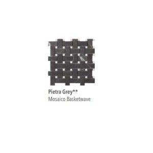 LUX EXPERIENCE PIETRA GREY MOSAIQUE BASKETWAVE FADE 30X30 - ITALGRANITI MW02MBWFA ITALGRANITI GROUP - 1