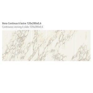 MARBLE EXPERIENCE CALACATTA GOLD VC LAPPE SQ. 6MM 120X280 - ITALGRANITI MBV2XPL ITALGRANITI GROUP - 1