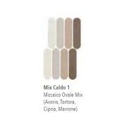 NUANCES MOSAIK OVALE MIX CALDO 1 19,5X37 - ITALGRANITI NU00MOVC1 ITALGRANITI GROUP - 1