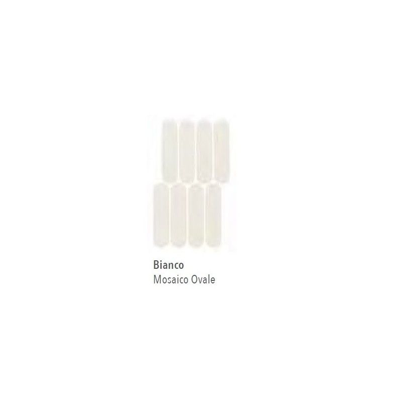 NUANCES BIANCO MOSAIC OVALE 19,5X37 - ITALGRANITI NU01MOV ITALGRANITI GROUP - 1