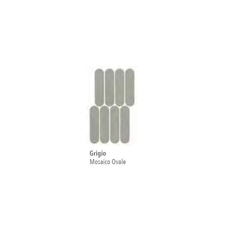 NUANCES GRIGIO MOSAIK OVALE 19,5X37 - ITALGRANITI NU02MOV ITALGRANITI GROUP - 1