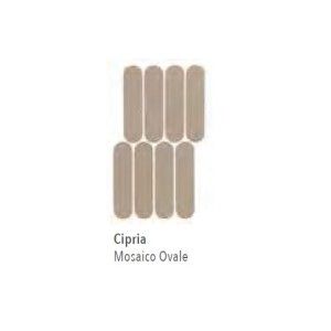 NUANCES CIPRIA MOSAIQUE OVALE 19,5X37 - ITALGRANITI NU07MOV ITALGRANITI GROUP - 1