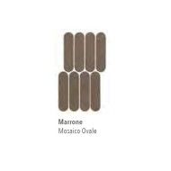 NUANCES MARRONE MOSAIC OVALE 19,5X37 - ITALGRANITI NU08MOV ITALGRANITI GROUP - 1