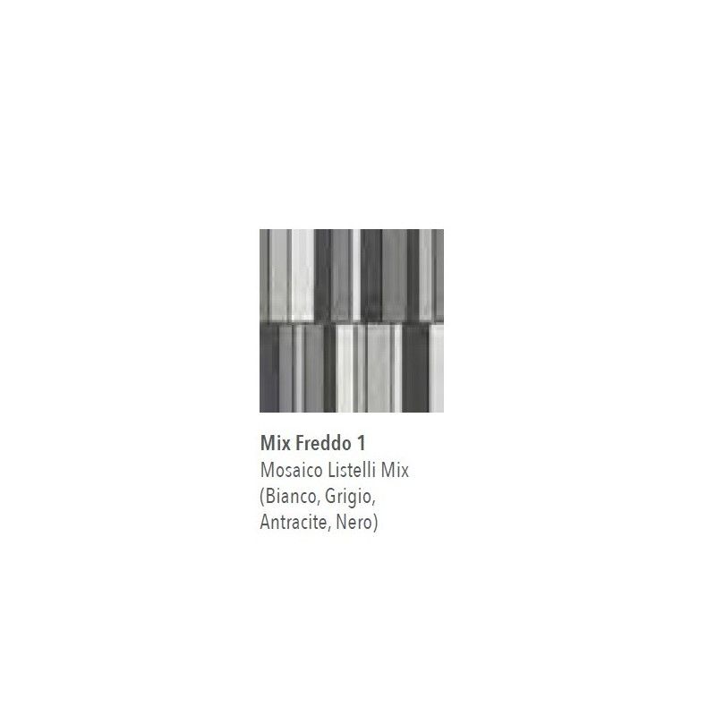 NUANCES MOSAIC LISTELLI MIX FREDDO 1 30X30 - ITALGRANITI NU00MLF1 ITALGRANITI GROUP - 1
