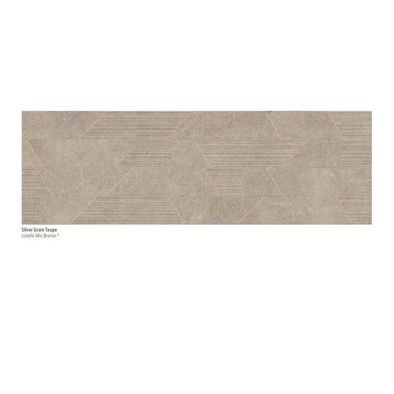 SILVER GR.TAUPE LIST.MIX BRONZO 120X20 - ITALGRANITI SI04EAMB ITALGRANITI GROUP - 1