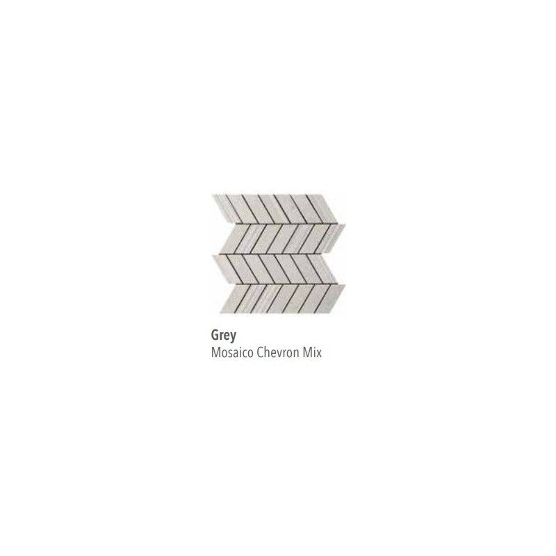 SILVER GR.GREY MOSAIC CHEVRON MIX 30,5X33 - ITALGRANITI SI03MCM ITALGRANITI GROUP - 1