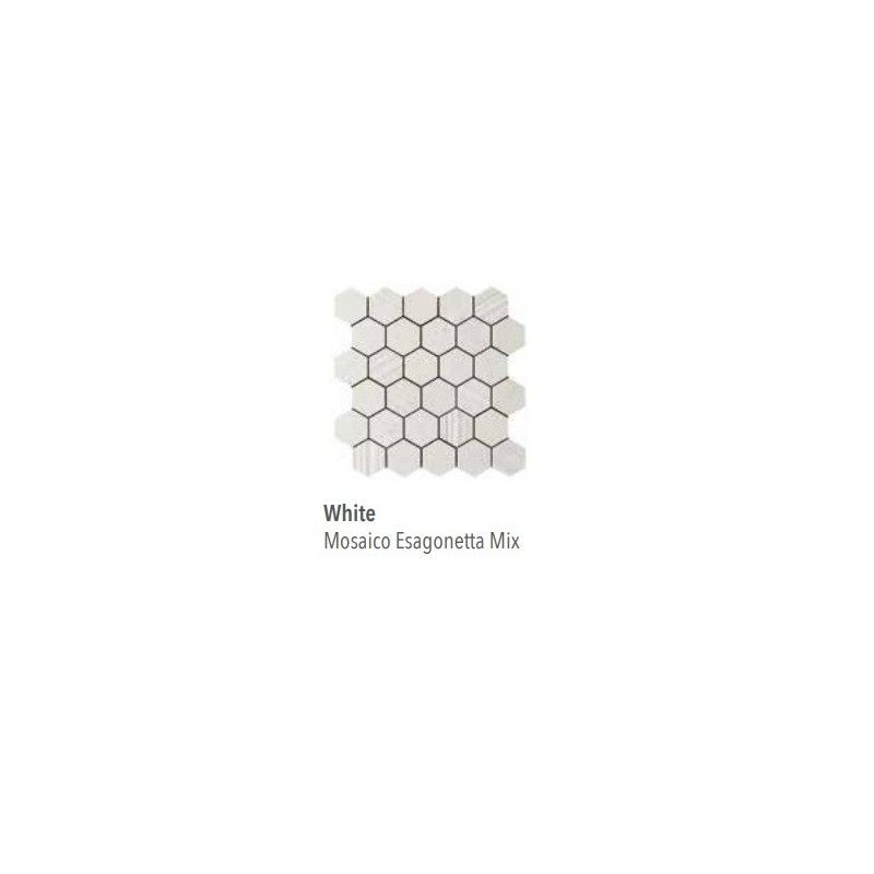 SILVER GR.WHITE MOSAICO ESAGONETTA MIX 30X31 - ITALGRANITI SI01MESM ITALGRANITI GROUP - 1