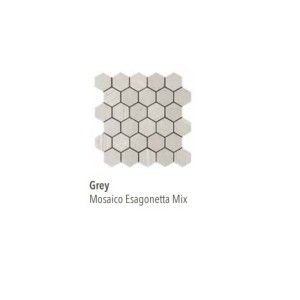 SILVER GR.GREY MOSAIQUE ESAGONETTA MIX 30X31 - ITALGRANITI SI03MESM ITALGRANITI GROUP - 1