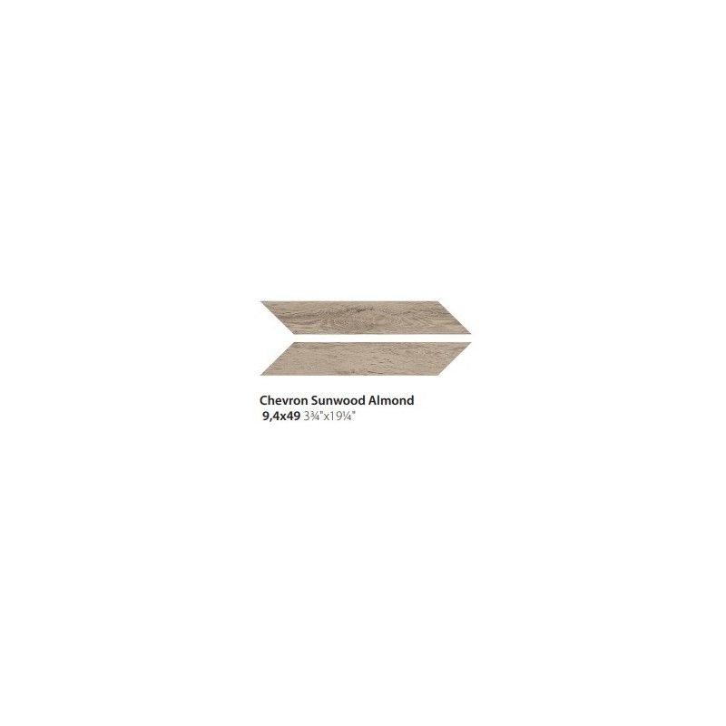 CHEVRON SUNWOOD ALMOND 9,4X49 - CERAMICA SANT'AGOSTINO CSACHSUA45 CERAMICA SANT'AGOSTINO - 1