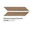 CHEVRON SUNWOOD CARAMEL 9,4X49 - CERAMICA SANT'AGOSTINO CSACHSUC45 CERAMICA SANT'AGOSTINO - 1