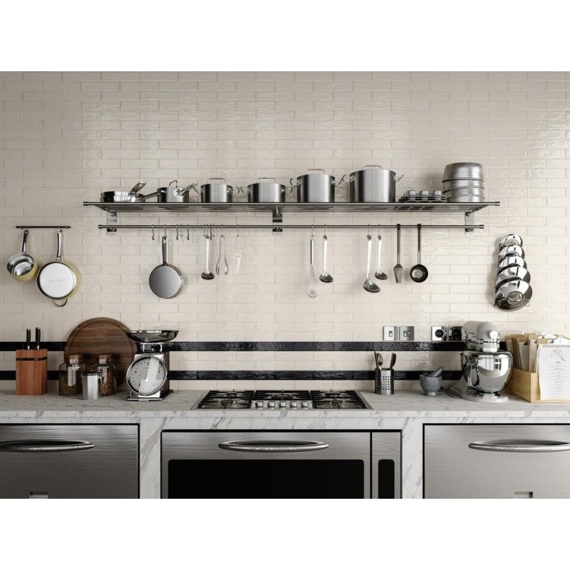 TETRIS WHITE GLAENZEND 5X20 - CERAMICA SANT'AGOSTINO CSATETWL05 CERAMICA SANT'AGOSTINO - 1