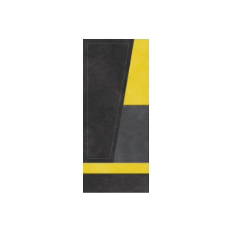 KORIUM  ANTHRACITE YELLOW DIAGONAL A 120X280 - Tonino Lamborghini 167523 TONINO LAMBORGHINI - 1