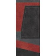 KORIUM  ANTHRACITE RED DIAGONAL C 120X280 - Tonino Lamborghini 167542 TONINO LAMBORGHINI - 1