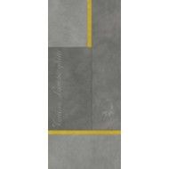 KORIUM  GREY YELLOW SQUARE LOGO 120X280 - Tonino Lamborghini 167563 TONINO LAMBORGHINI - 1