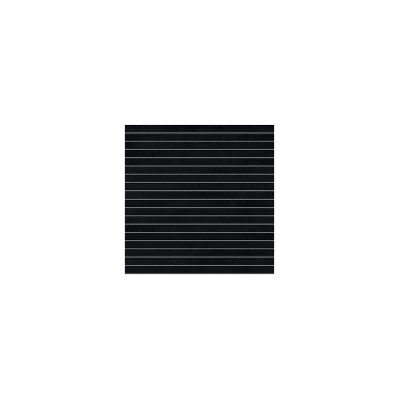CONCRETE BLACK 15X120 MOSAICO STRIPES 6MM - GIGACER GIGACER - 1