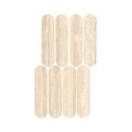 MYSTONE TRAVERTINO CLASSICO Mosaic OVALE LUX 20X36,5 cm - Marazzi M9PH