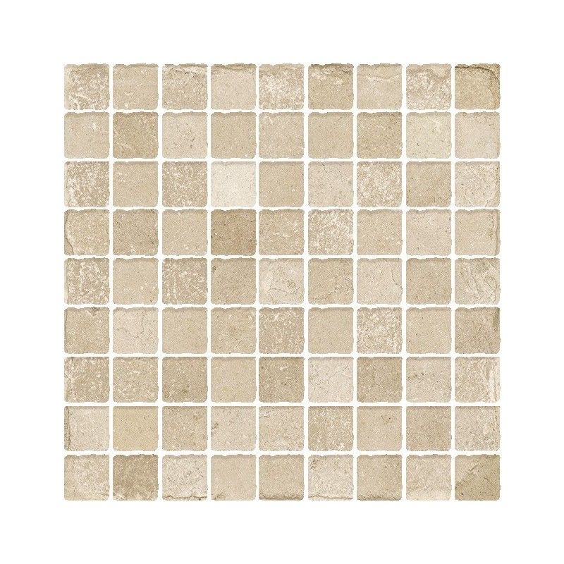 Effetto Pietra di Ostuni Mosaic 3x3 Sabbia Decor 30x30 - CERDOMUS 80407 CERDOMUS - 1