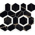 EXTRA ESAGONA MIX MARQUINA ONICE BIANCO 39,2x34,5POLIERT   - NOVABELL EXT997L NOVABELL - 1
