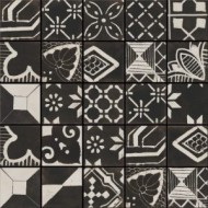 RIGGIOLE NERO MIX 30X30 SQ. - FIORANESE CERAMICHE  RIG30NR FIORANESE CERAMICHE - 1