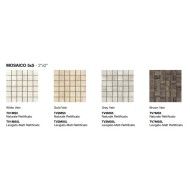TOUCHSTONE BROWN VEIN MOSAIC 5X5 POLISHED MATT SQ. - COEM TV7MS5L