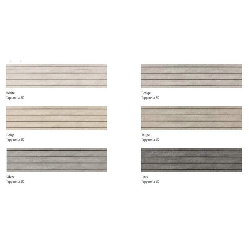 ORIGINS  WHITE TAPPARELLA 3D 28,5X119,7 - ITALGRANITI OG01MTP ITALGRANITI GROUP - 1