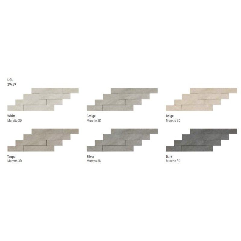 ORIGINS  TAUPE MURETTO 3D 29X59 - ITALGRANITI OG04MD ITALGRANITI GROUP - 1