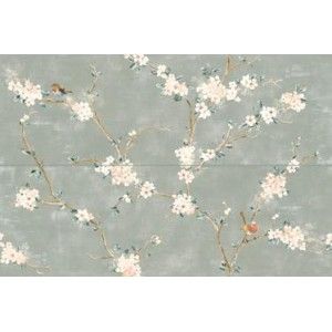 MIXED DECORATION FIORE 40X120 DI PESCO VERDE - RAGNO RC5L RAGNO  - 1